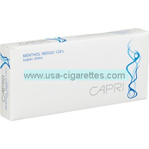 Capri Menthol Indigo 120's cigarettes